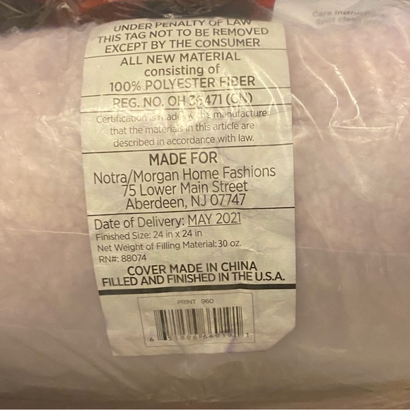 Birch Trails Red & Black Buffalo Plaid Reversible Decorative Pillow - NIP - Picture 5 of 7